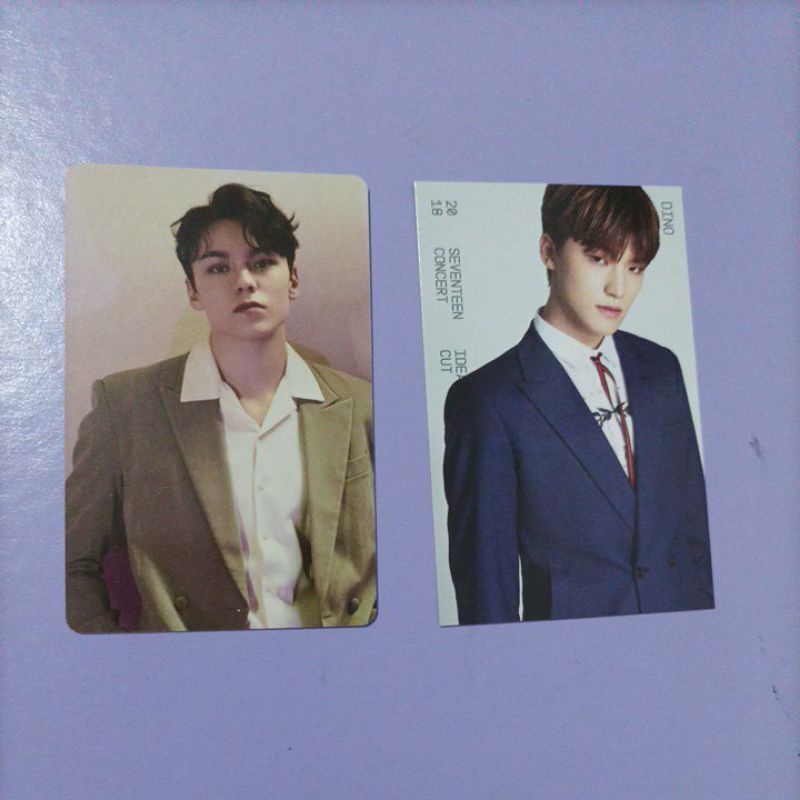 Photocard Vernon Dino Postcard Wonwoo