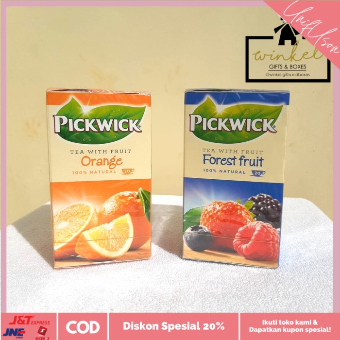 

⭐COD⭐ Teh Pickwick Tea with Fruit (Orange & Forest Fruit) - Orange