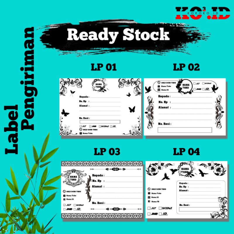 

LABEL PENGIRIMAN OLSHOP MURAH