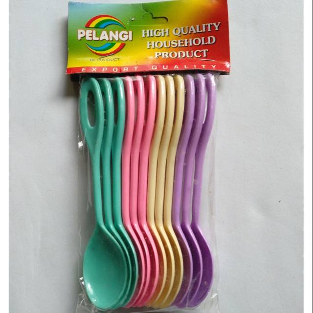 Sendok takar/sendok plastik warna warni 12 pcs | Shopee Indonesia