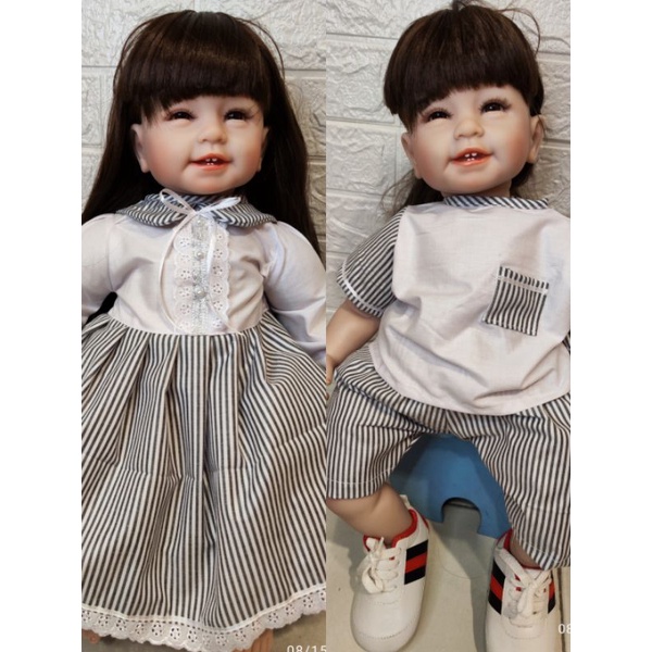 baju couple boneka reborn 22-24 inch (hanya baju)