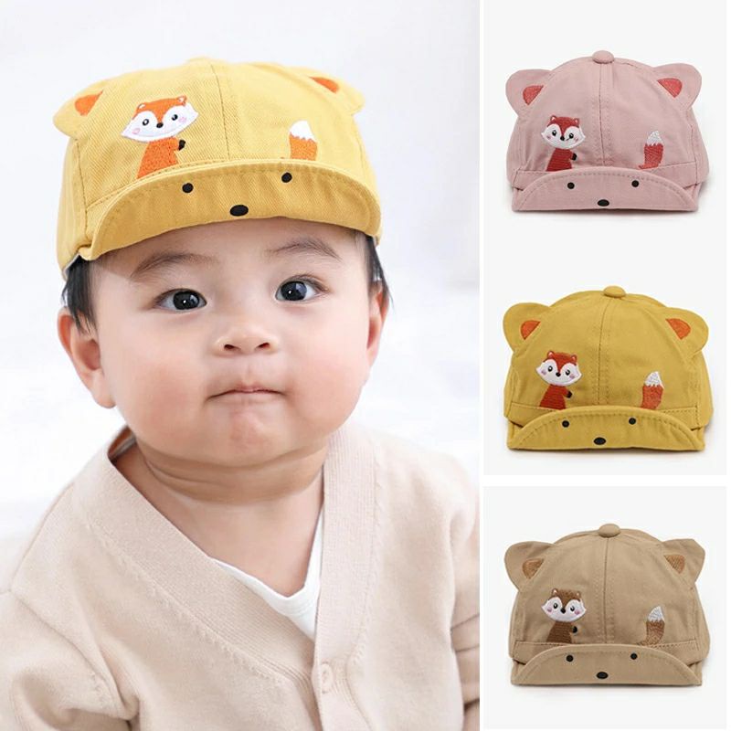 TOPI BAYI LAKI-LAKI/PEREMPUAN MODEL BASEBALL BORDIR IMPORT