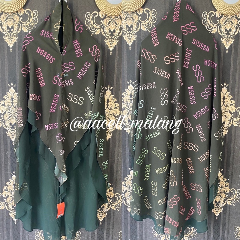 Sisesa Khimar berkha vol 2 Berkha junggle green nwt
