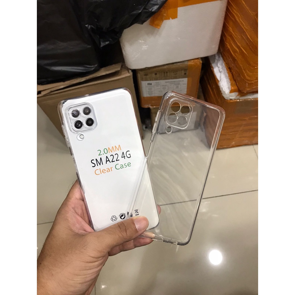 Jelly Case Samsung Galaxy A22 4G / Samsung A22 5G Silicon Bening Anti Jamur | Bahan Tebal