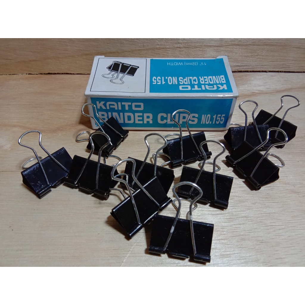 HARGA GROSIR KAITO BINDER CLIP 1 dus isi 12 biji