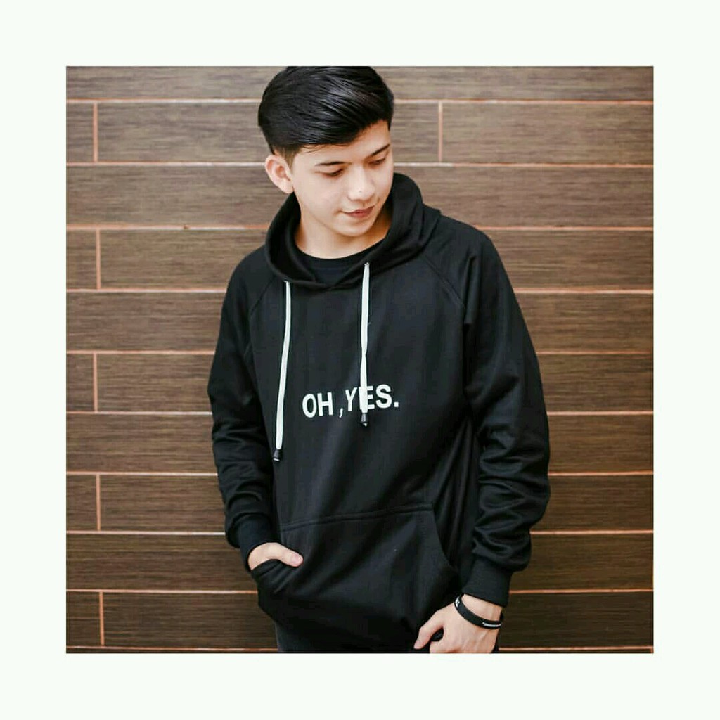 Hoodie Sweater OH YES bisa untuk Pria/Wanita/Couple harga grosir