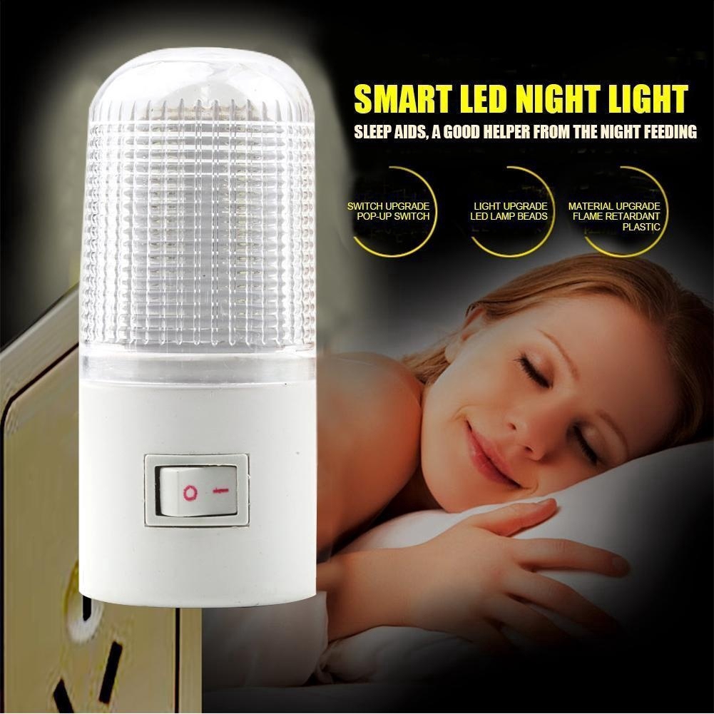 Lampu Dinding 4 LED Warna Putih Hemat Energi untuk Malam Lampu Dinding 4 LED Warna Putih Hemat Energi untuk Malam