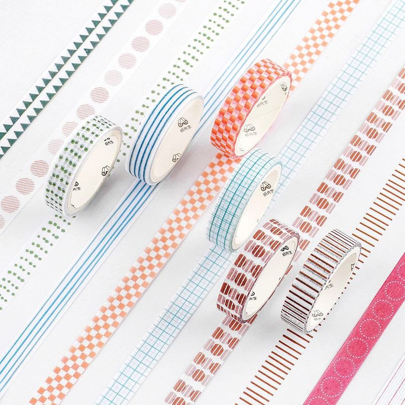 

Masking Washi Tape 5 pc SALT FOREST decorative JURNAL DIY SCRAPBOOK DECO