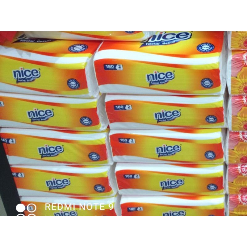 tissue nice 180 sheet murah berkualitas, tissue nice 180 sheet, tisu tissue nice 180 sheet 2 ply, Ti