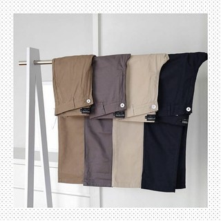  CELANA  CHINO  PANJANG PRIA WARNA  GREY  CELANA  CANVAS PANJANG 