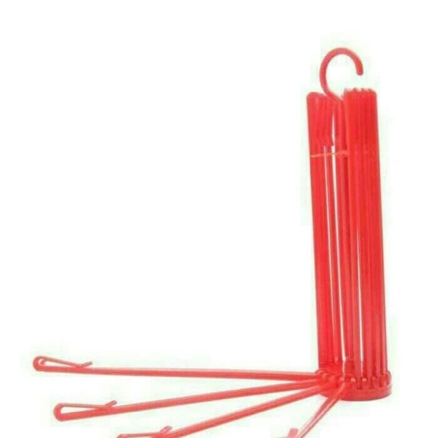 GANTUNGAN BAJU BULAT ( JUMBO ) 30 STICK JEMURAN BAJU/ FOLDING HANGER