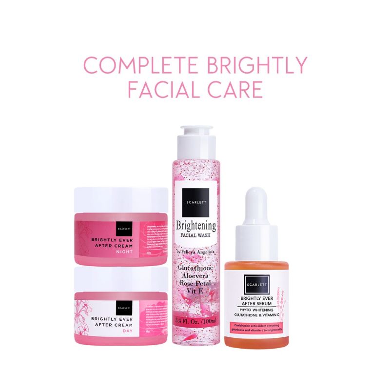 Scarlett paket whitening & acne/ Scarlett serum mini series