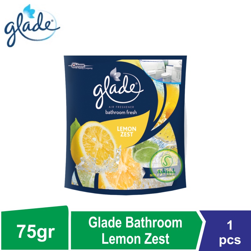 Glade Bathroom Air Freshener 75gr - Pengharum Kamar Mandi