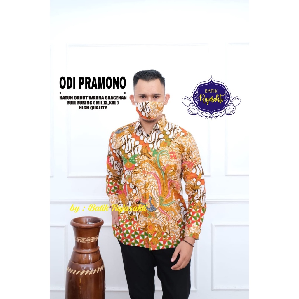 ODI PRAMONO RAJASAKTI KEMEJA BATIK PRIA SOLO LENGAN PANJANG LAPIS FURING PREMIUM PARANG SKAR KURFA SOGAN HARJA NAVY NOGO MERAH GRAHA LASEM NAKULA  GANDEWA 2 MAHESWARA PEKSI LAWASAN PEKSI LASEM GURDHO PARI GURDHO PARI 2 NOGO BLUE CENDRAWASIH BLUE BATARA