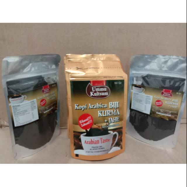 

Kopi Arabian Biji Kurma + Jahe