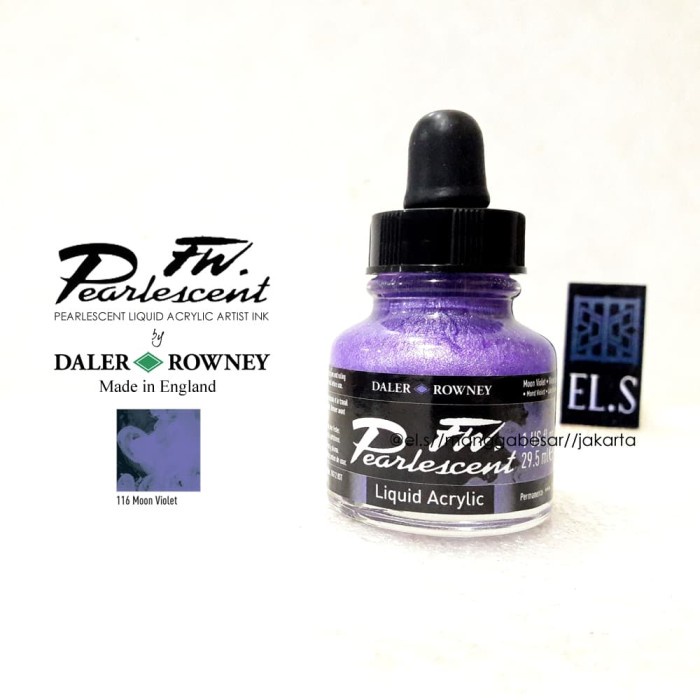 

Nikmati Daler Rowney Fw Pearlescent Acrylic Moon Violet Gilaa!!!