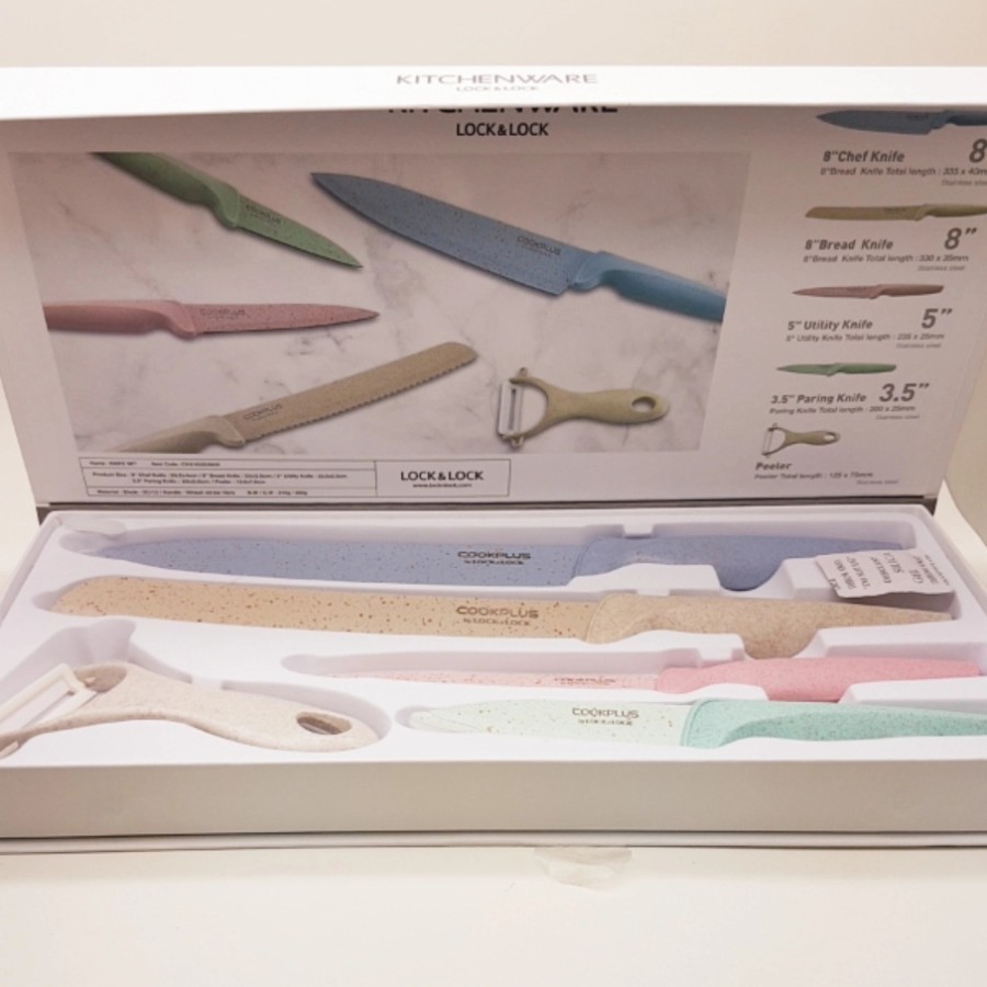 Knife Set Lock and Lock Pisau Set - Pisau Dapur - Kitchen Knife