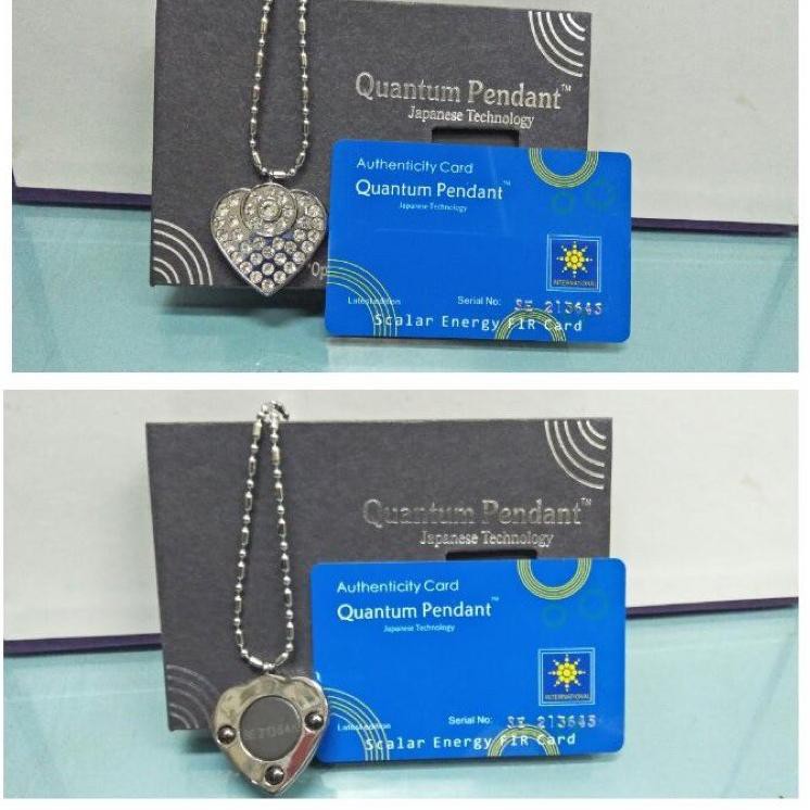 TERLARIS Kalung quantum pendant hati KK LIFEFORCE alat kesehatan JAPAN kalung gauss iws mci lsw b