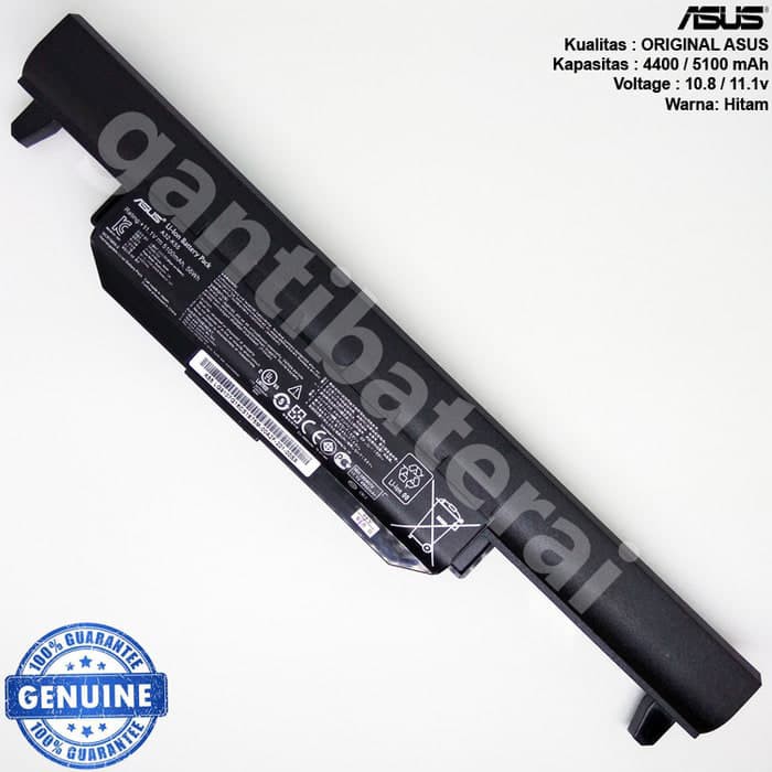 Original Baterai Asus X45A X45U X55A X55C X55VD K45DR A32-K55 A41-K55