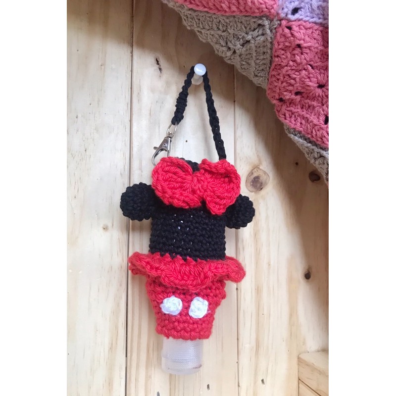 Minnie mouse hand sanitizer holder/gantungan hand sanitizer/hand sanitizer gel/nuvo gel 50 ml