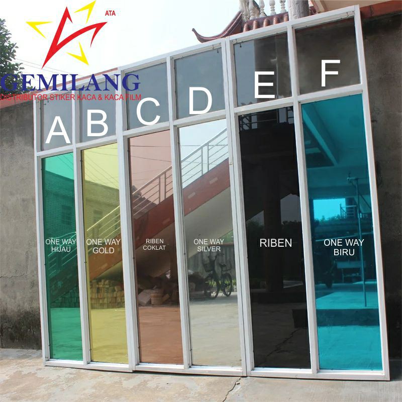 STIKER KACA CERMIN/KACA FILM ONE WAY/KACA FILM/STIKER CERMIN/KACA FILM JENDELA RUMAH/STIKER KACA