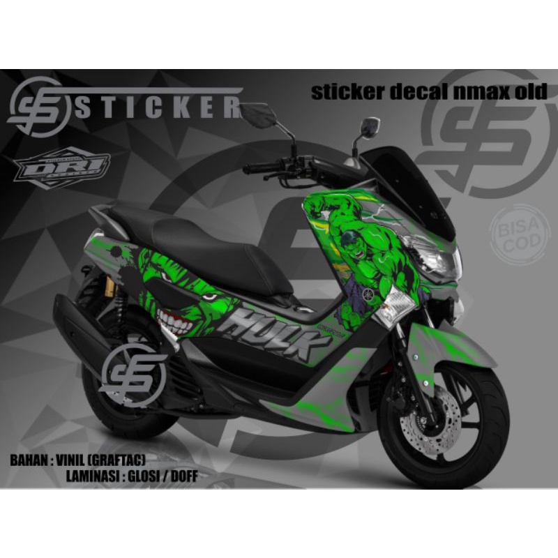 Sticker decal vareasi motor yamaha nmax lama tahun 2018 full body