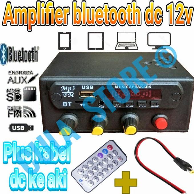 @#@#@#] ampli mini amplifier Bluetooth aki 12v