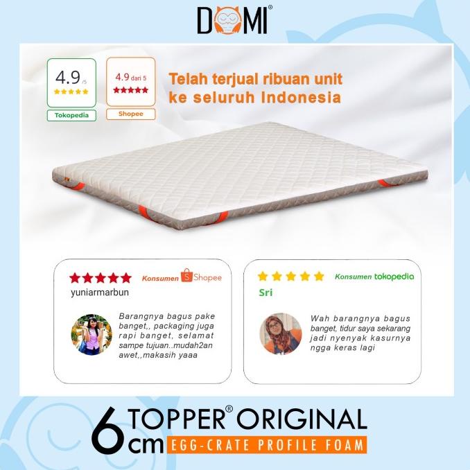[Sale] [Custom Bed] Domi Mattress Topper 6Cm [Terlaris]