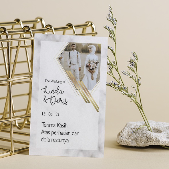 

Label Ucapan terimakasih / kartu souvenir / ucapan terimakasih B-9