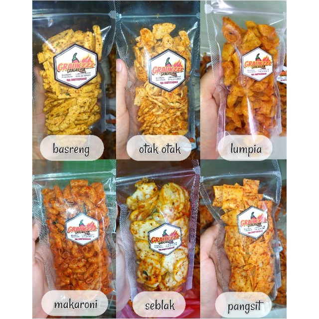 

paket komplit Graukzzz gragas yuk isi 6pcs jajanan viral