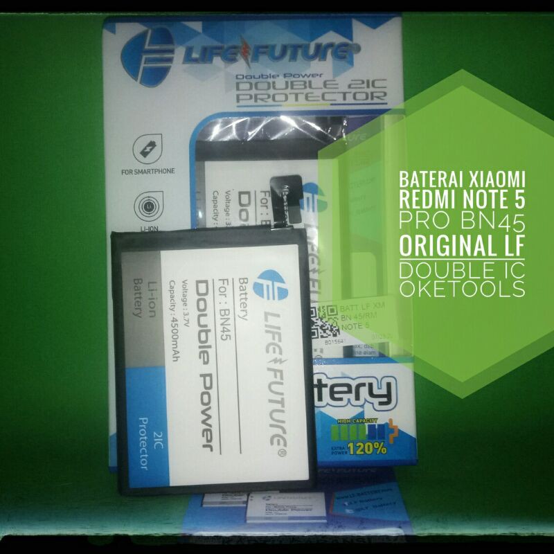 Baterai Xiaomi Redmi Note 5 BN45 Redmi Note 5 Pro BN45 BN-45 BN BN 45 Original LF Double IC