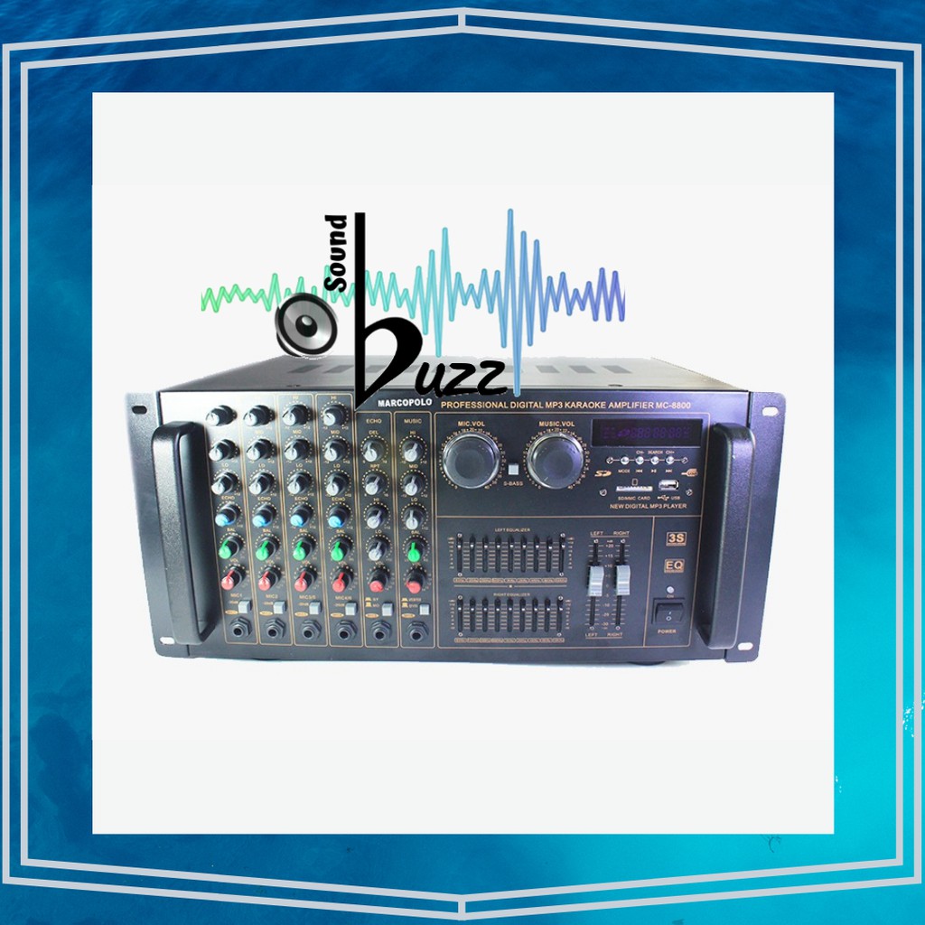 Marcopolo Karaoke Amplifier MC 8800