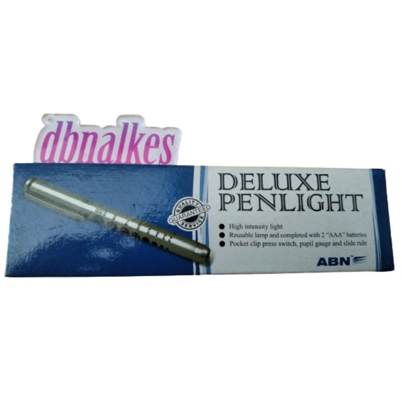 DELUXE PENLIGHT ABN, SINAR KUNING/ALAT BANTU MEDIS
