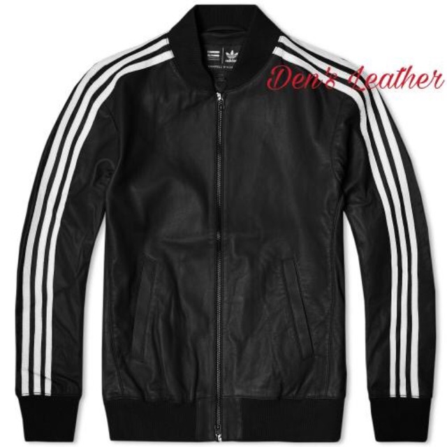 Jaket pria kulit asli. Adidas DL 79