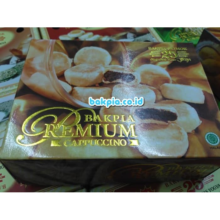 

Bakpia Pathok 25 PREMIUM isi 15 Selalu New & Fresh Ada 8 Rasa CAPPUCINO