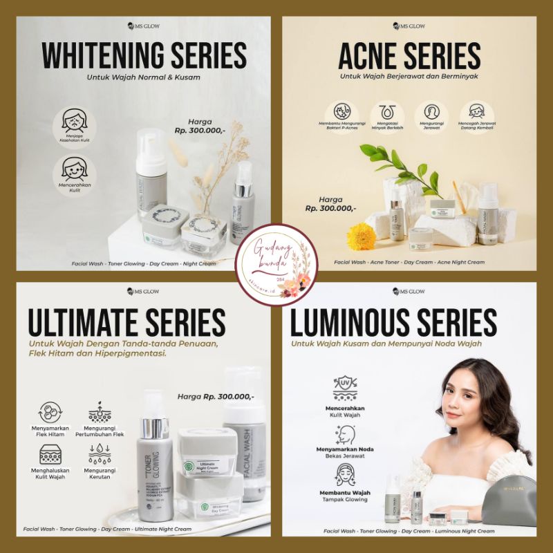 MS GLOW ORIGINAL / PAKET MS GLOW / MS GLOW ECER