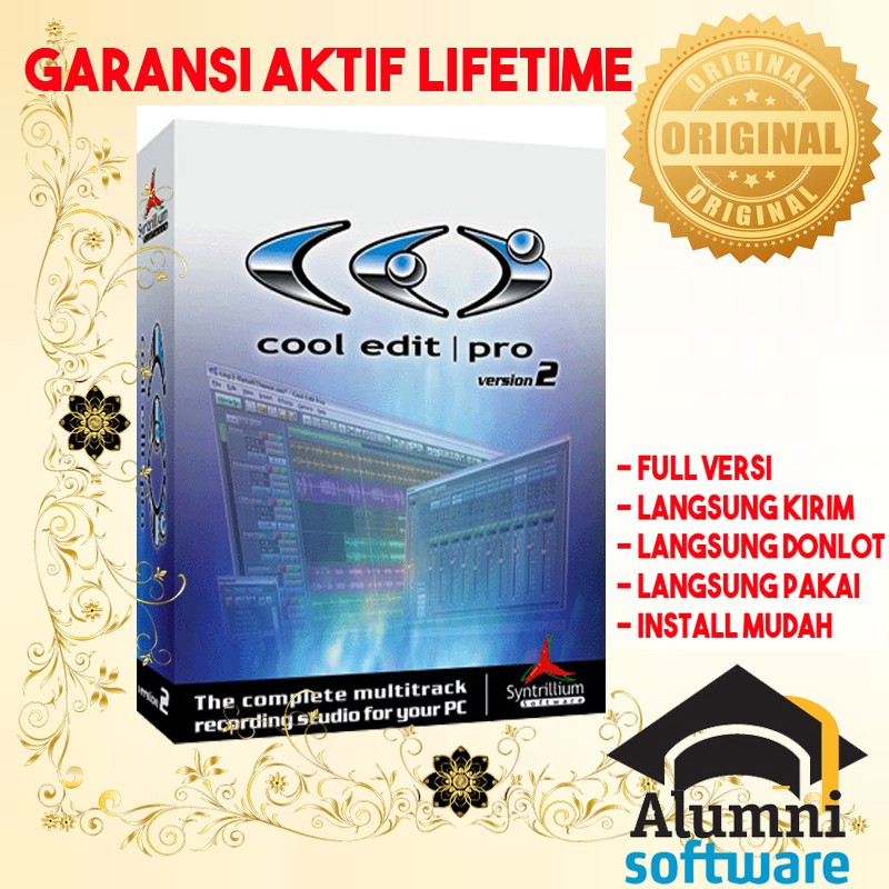 [FULL VERSION] Cool Edit Pro 2 Audio Editor Editing - GARANSI AKTIVASI