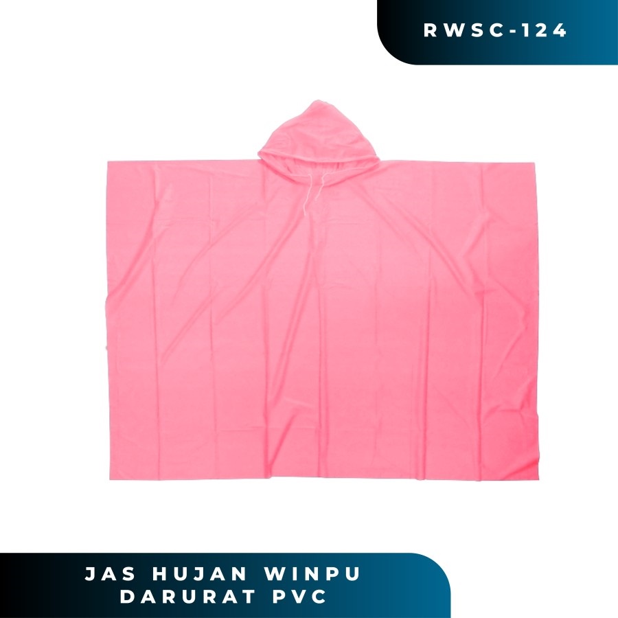 JAS HUJAN EVA WINPU R124 BAHAN PVC PONCO PONCHO EMERGENCY TRAVELING