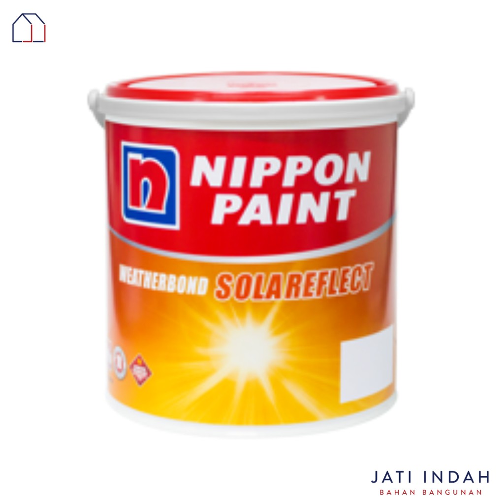 Cat Tembok Exterior Pemantul Panas 1 Liter Nippon Paint WEATHERBOND SOLAREFLECT