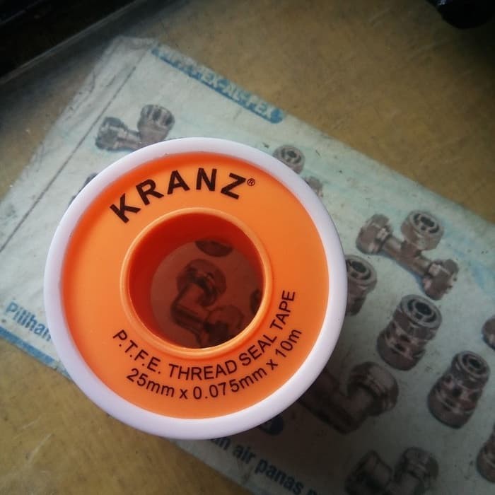 Seal tape Kranz ukuran 1 inci / PTFE thread seal tape