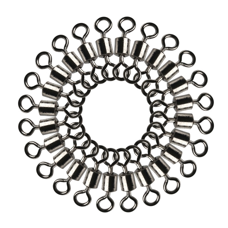 100Pcs Kili-kili Pancing Barrel Swivel