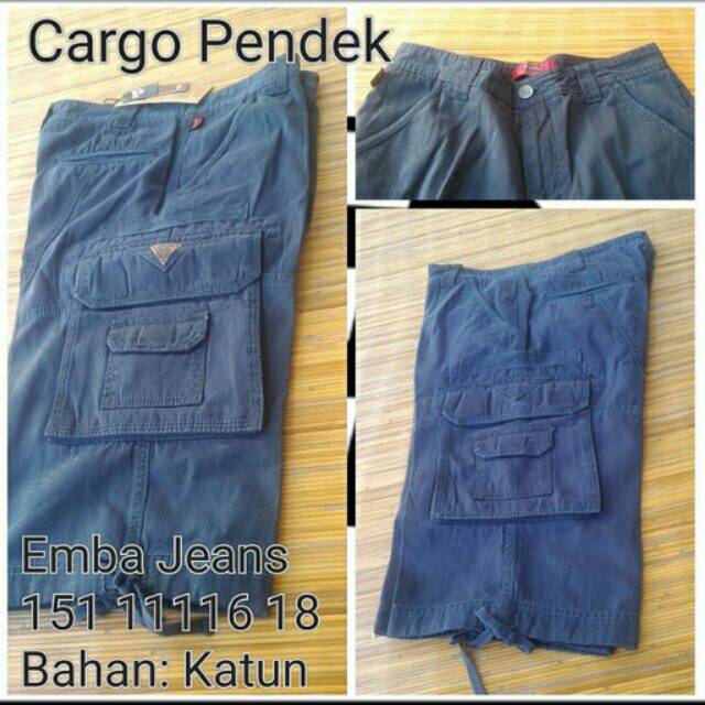 Celana Pendek Cargo Cowok Emba Casual 151 11116 18