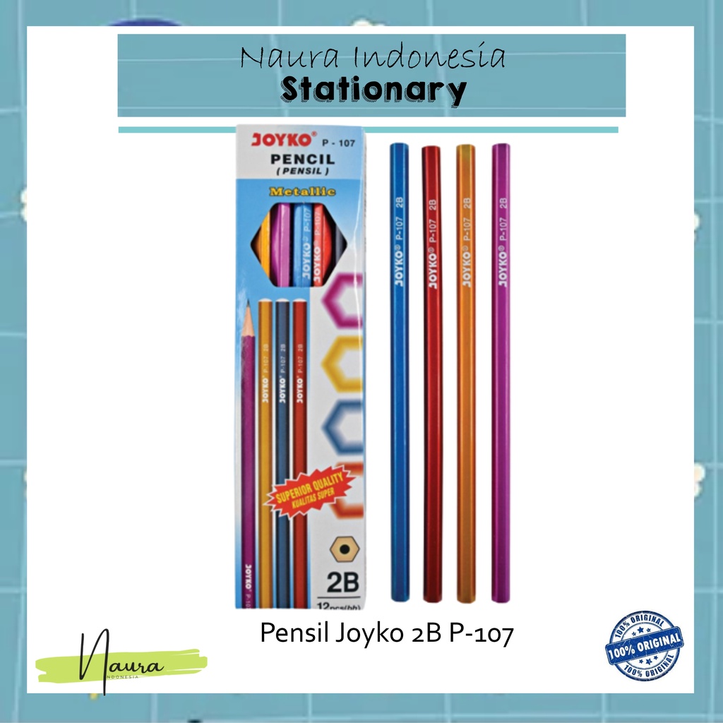 

PENSIL JOYKO 2B P-107 | JOYKO P-107 | PENSIL 2B P-107 [1PACK]