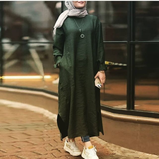 Pharsa Midi Dress wanita dewasa terbaru kekinian _hits // harga promo bahan katun cringkle fit to XL (7)