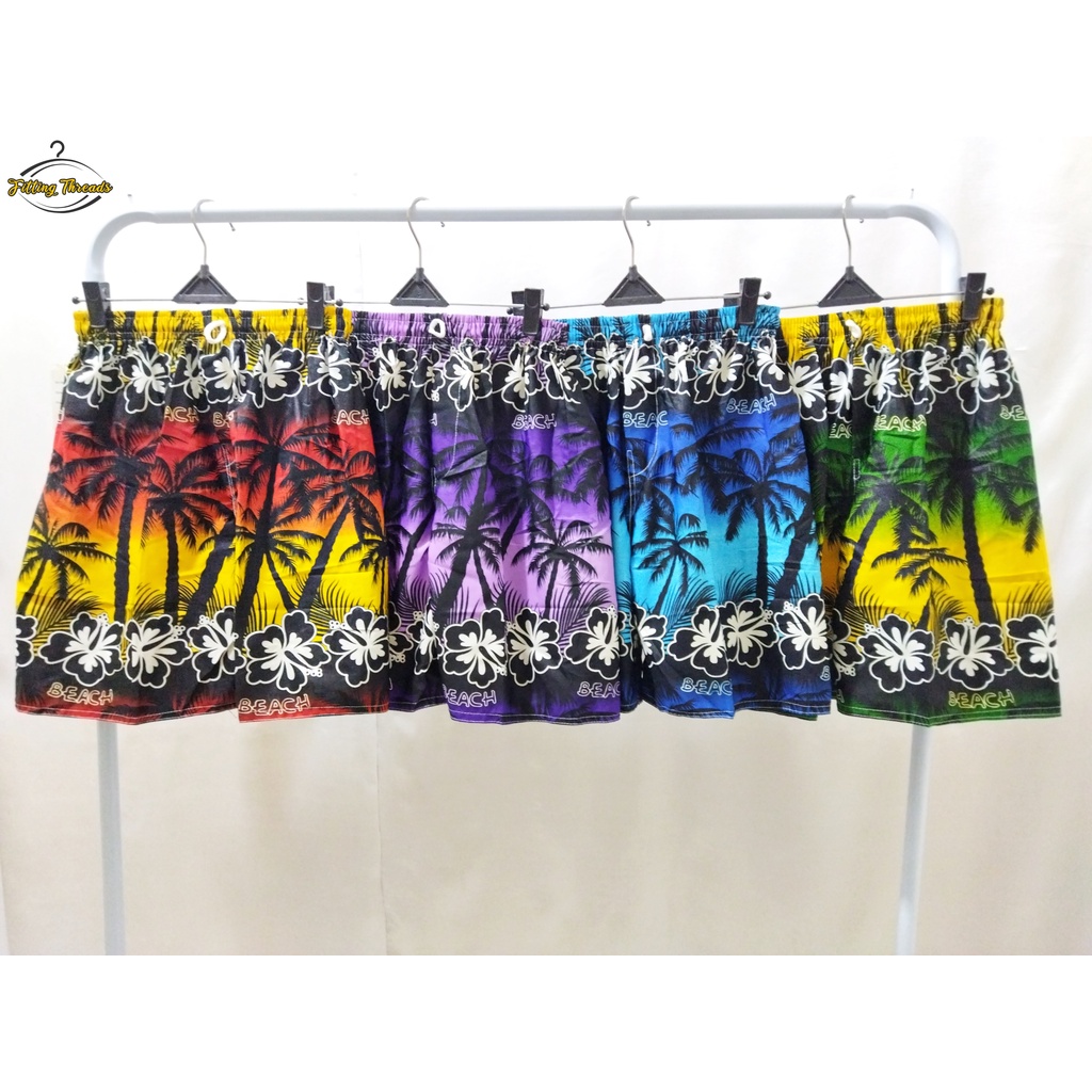 Celana Pantai Hawai Anak Remaja Dewasa / Celana Kolor Motif / Celana Pendek Boxer Harian / Celana Bali