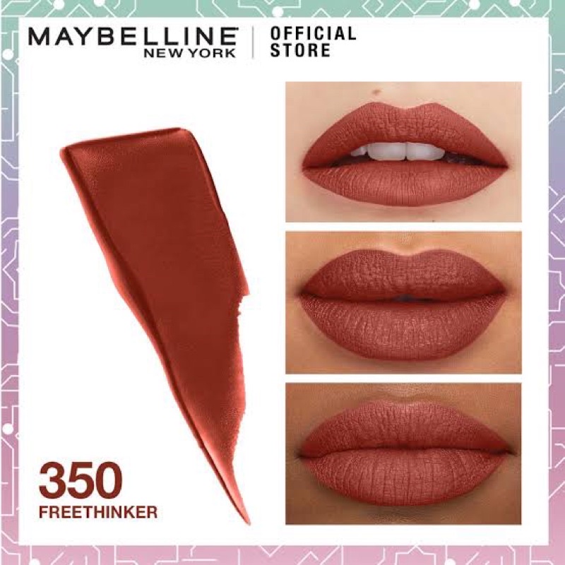 MAYBELLINE SUPERSTAY MATTE INK 350 FREETHINKER