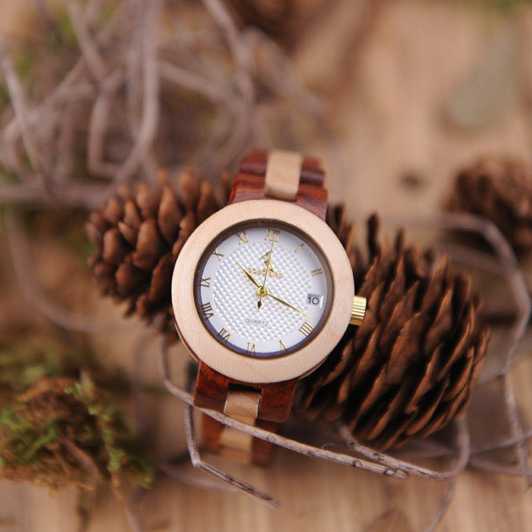 Jam Tangan Wanita Analog Kayu BOBO BIRD  - M19