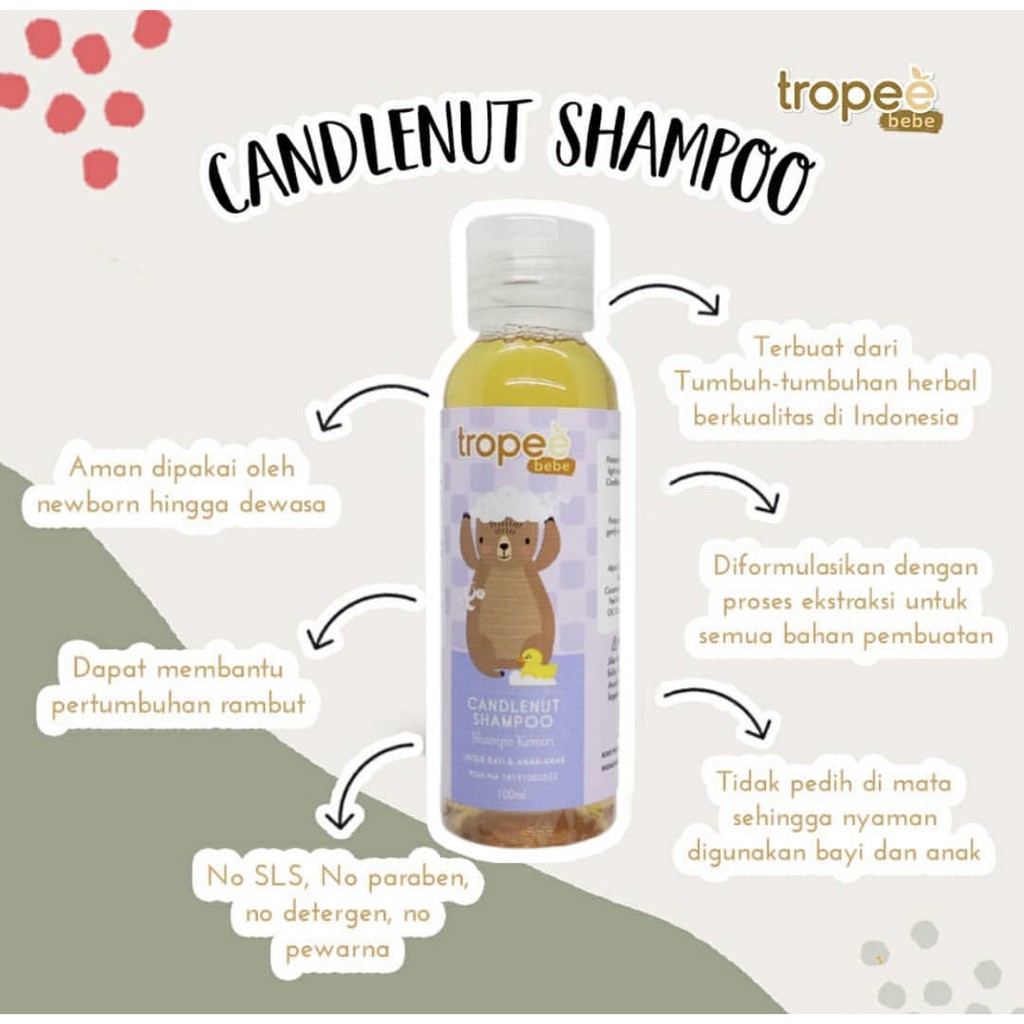 Tropee bebe shampoo kemiri 100ml