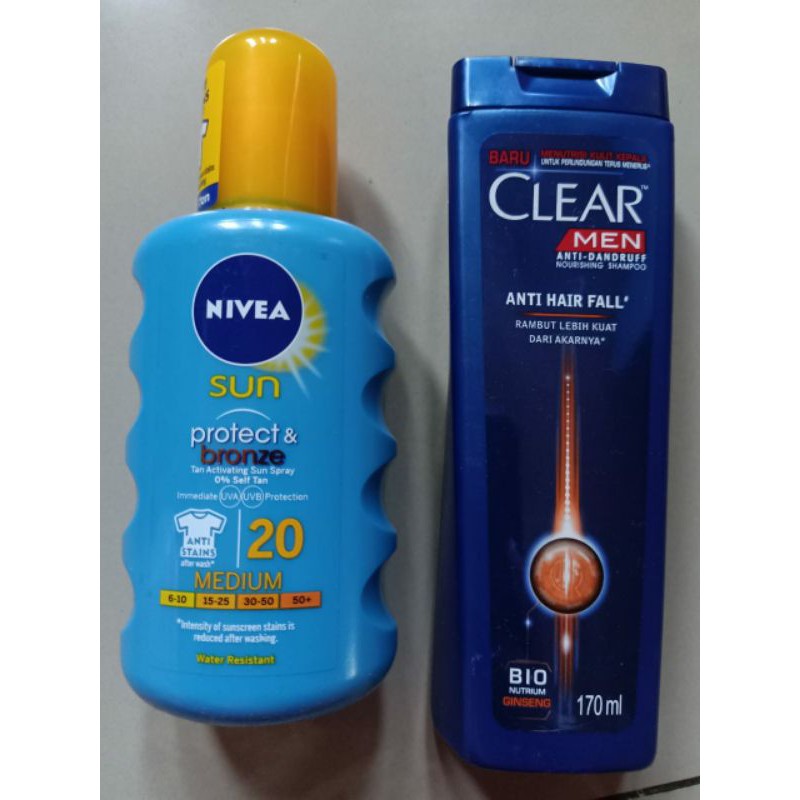 Nivea Sun Protect & Clear Men Shampoo Anti Hair Fall
