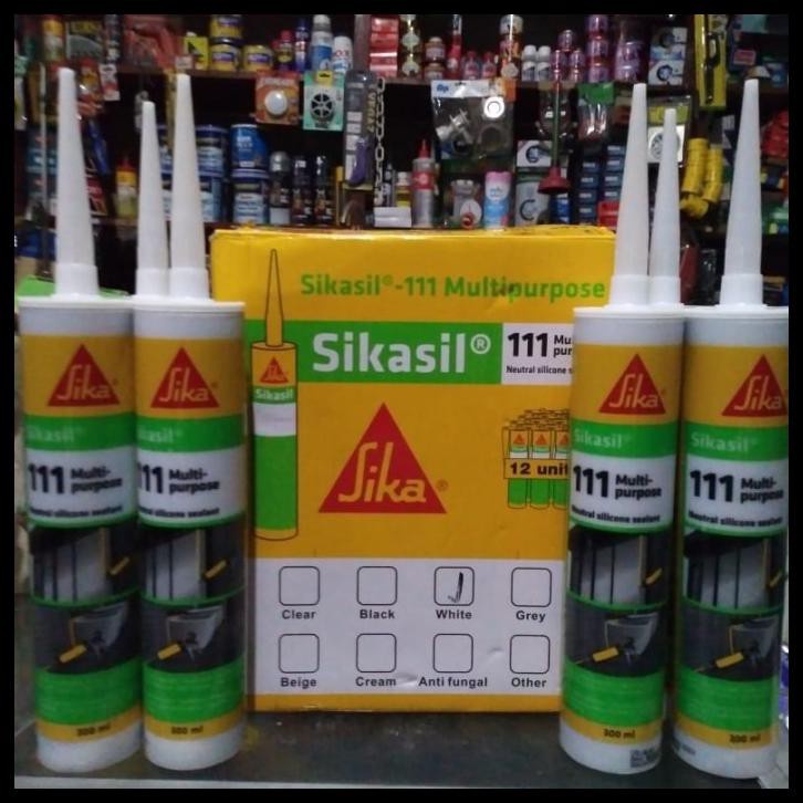 Sealant SILICONE SIKASIL 111 NETRAL Clear 300ml Sika Sikasil 111 Neutral Bening 300 ml